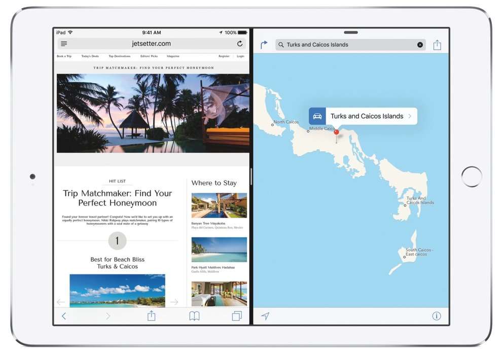 Multitasking in iOS 9: Split View, Slide Over und Bild-im-Bild