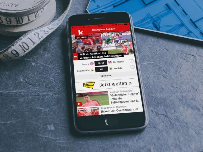 Kicker: Bundesliga-Tabelle und Live-Ticker als App - unsere Empfehlung