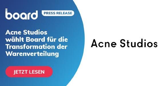 Acne Studios wählt Board für die Transformation der Warenverteilung