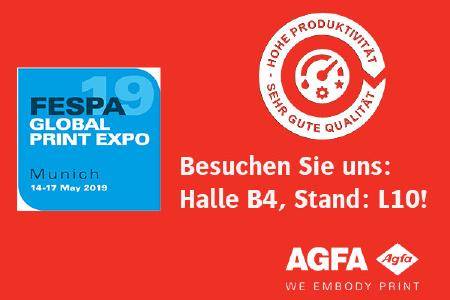 Agfa präsentiert sein Flaggschiff Jeti Tauro H3300 LED auf der FESPA 2019