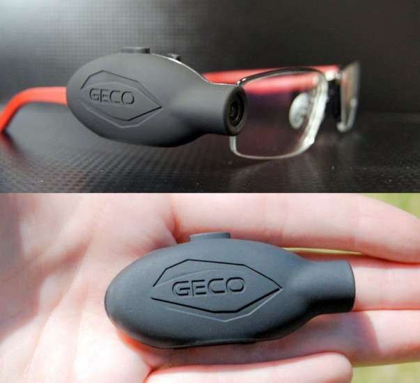 Die Action-Cam Geco Mark II für die Brille