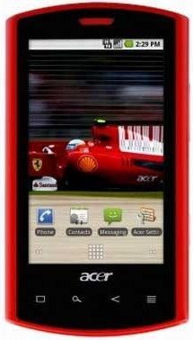 Acer kündigt Ferrari-Edition des Android-2.1-Smartphones Liquid E an