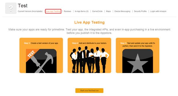 Amazon ermöglicht Live-Tests von Mobil-Apps