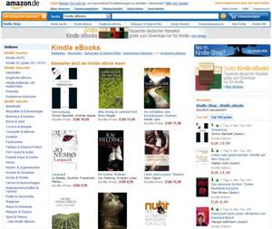 Amazon eröffnet deutschen Kindle-Shop