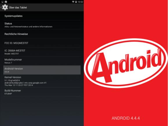 Android 4.4.4 beseitigt OpenSSL-Sicherheitslücken