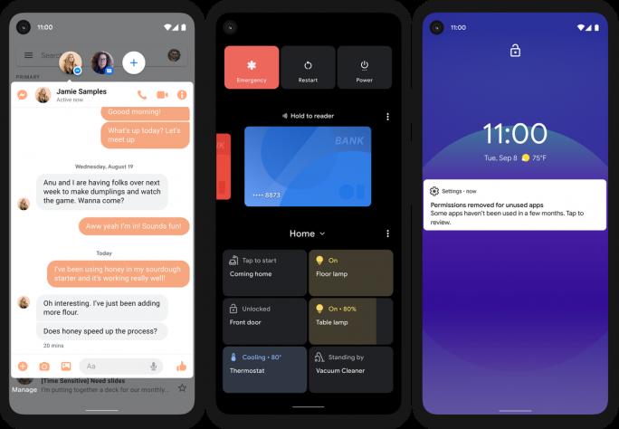 Android 11 offiziell gestartet